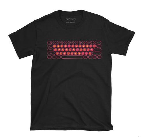 Camiseta Teclado no Villano